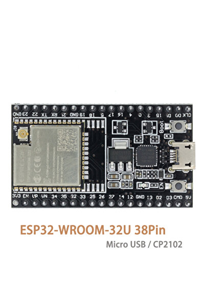 Choice7 ESP32-WROOM-32U-38P ESP32 Development Board WiFi+Bluetooth Ultra-Low ...
