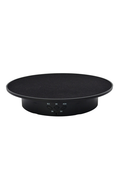 Choice1 20cm Black Plush 360 Degree Motorized Rotating Turntable Display Stan...