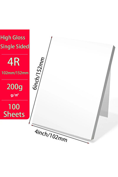 Choice 4R 100sheets High Quality A4 3R 4R 5R A6 6 Inch Glossy Photo Paper 100...
