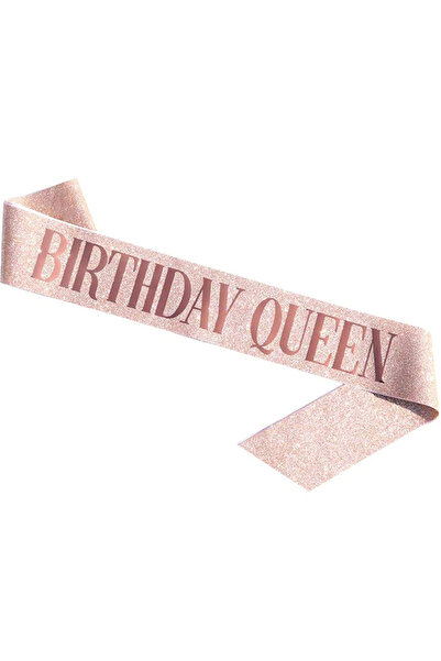choice2 Rose Gold-Queen 1Pc Glitter Ceremony Belt Birthday Queen Party Strap ...