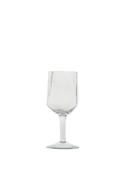 Yargıcı Geri Dönüştürülmüş Cam Köşeli Kadeh(9x16 Cm)