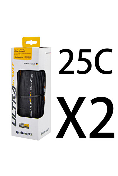Choice USIII 700x25c زوج واحد من دراجة الطريق Continental Ultra Sport III 700...
