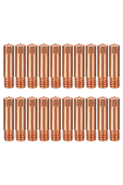 Choice12 1.0mm 20PCs MB-15AK Tip Gas Nozzle M6*25mm ECu CuCrZr Welding Torch ...