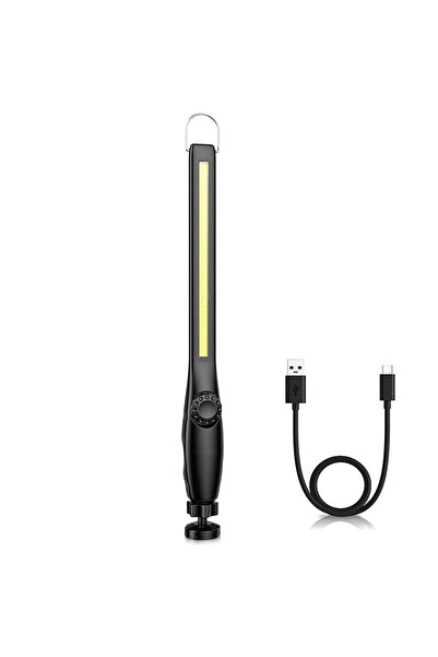 XIWANGFIRE 1PC 1- 5Pack COB+LED Flashlight Magnetic Work Light USB Rechargeab...
