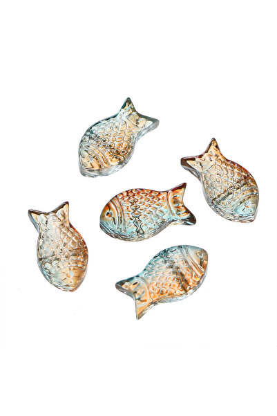 Choice9 10pcs Brown 10pcs/lot Gradual Small Goldfish Glass Beads Crystal Czec...