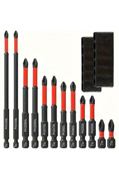 Choice24 12PCS 5-60PCS PH2 Impact Driver Bit Set Magnetic Cross Screwdriver S...