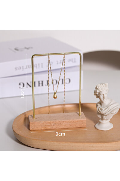 Choice H Jewelry Display Stand Bracelet Earring Necklace Storage Wood Base Ra...