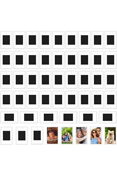 Choice12 7.7x5.2cm 3x2in 40pcs 10-40Pcs Blank Photo Frame, Insert Fridge Magn...