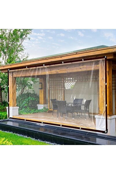 Choice 200x200cm 1pc Clear Waterproof Tarps With Grommets, For Patio, For Cov...