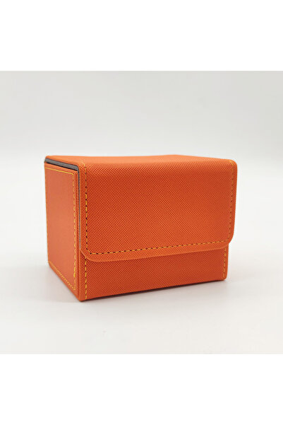 Choice14 H-orange 100+Trading Card Deck Box Storage Holder Organizer Cards Ca...