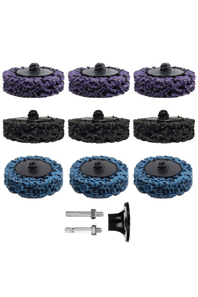 Choice3 Brown SI FANG 10PCS Rust Remover Abrasive Wheel Discs 50mm Angle Grin...