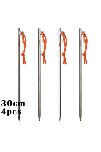 Choice 8x300 4PCs TiTo Titanium Alloy Tent Pegs Outdoor Camping Tent Nail Ant...