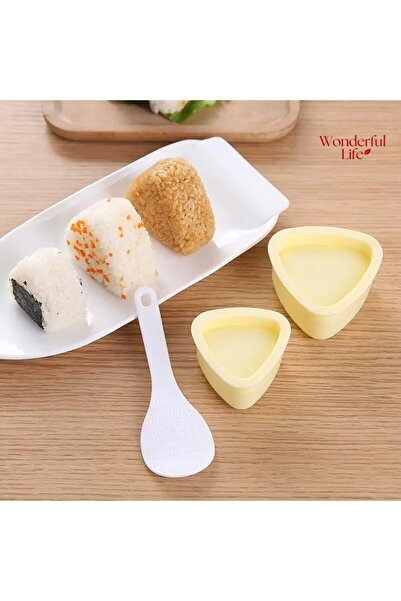 Choice3 2Pcs S And L 2Pcs New DIY Sushi Mold Onigiri Rice Ball Food Press Tri...