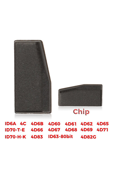 Choice10 4D67 Jingyuqin Transponder Remote Car Key Chip 4C ID6A 4D60 4D61 4D6...