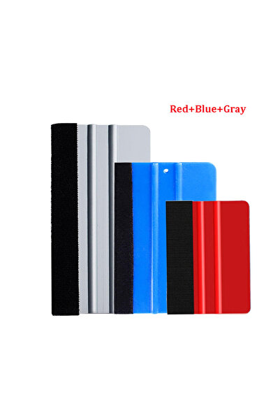 Choice1 Red Blue Gray Vinyl Wrap Squeegee Window Film Screen Pretector Squeeg...