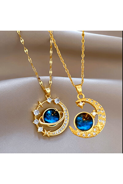 Choice Sun and Moon Fashionable Pendant Necklaces for Both Men and Women, Sui...