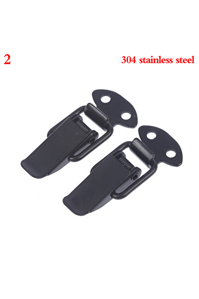 Choice1 Black 2 【F】2PCS Snap Lock Toggle Latches Spring Loaded Clamp Clip Box...