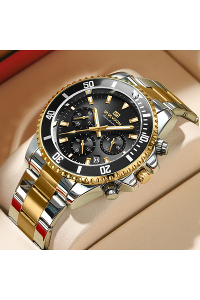 VA VA VOOM Yes 2761HEIJIANJIN Multifunctional Mens Quartz Watch Luxury Water ...