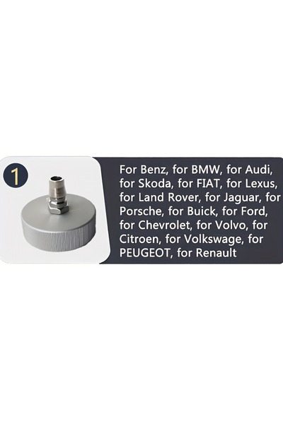 Choice8 01 1PCS Automotive Master Cylinder Brake Bleeder Cap Adapter for Manu...