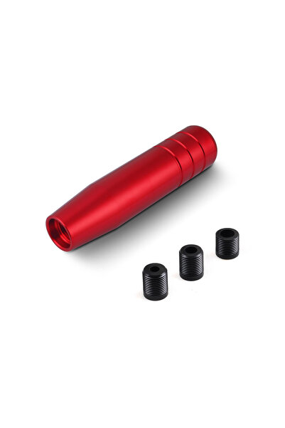 Choice6 Red 13CM Aluminum Gear Shift Knob Racing Car Universal Manual Transmi...