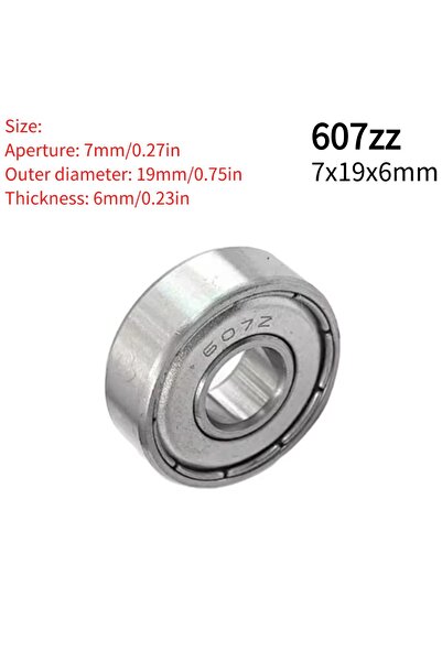 Choice39 10Pcs 607zz 10Pcs/lot Ball Bearing 625zz 5x16x5mm Carbon Steel Beari...