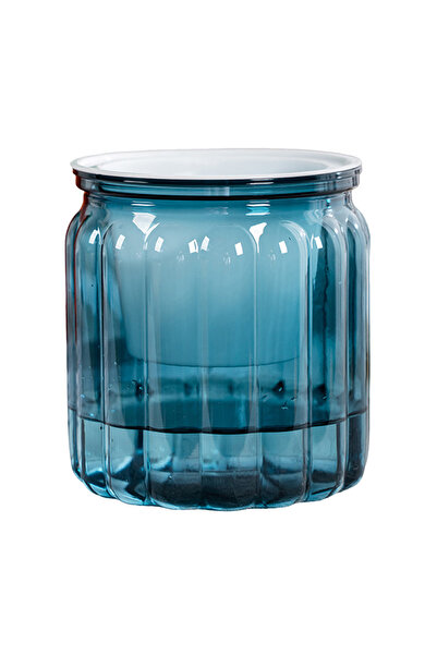 Choice1 Transparent Blue Elegant Self Watering Planter Delicate Modern Home S...