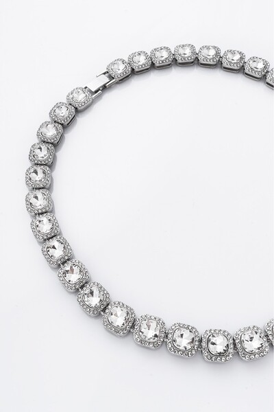 UKHWD SUPPLY 12mm Tennis Chain Zincir Kolye KA1144GM