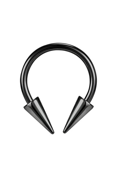 Choice5 1.2x10mm F 1Pcs Spike Septum Rings 16G Surgical Steel Piercing Jewelr...