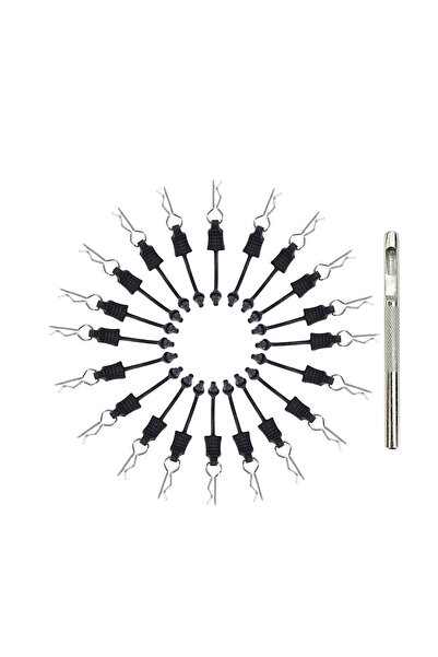 Choice 20pcs Prevent loss body clips With Flexible Retainer for wltoys MJX Hy...