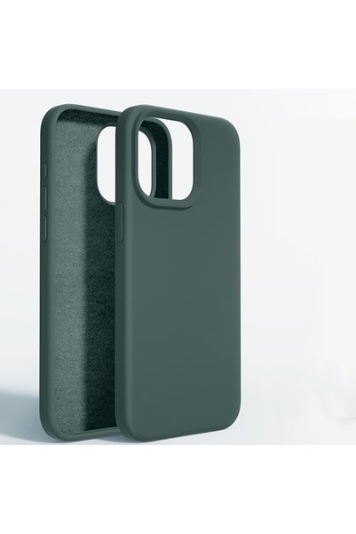 Choice For iPhone 13 Dark Green Original Liquid Silicone Case For iPhone 15 1...