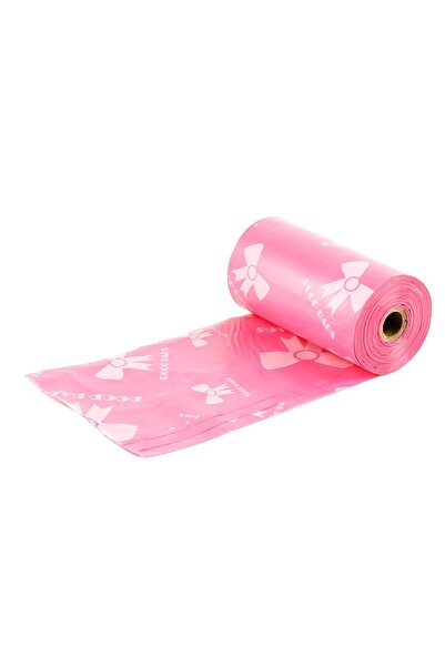 choice2 5 Rolls Pink Thick & Durable Pet Poop Bags with Pink Bows - Leakproof...