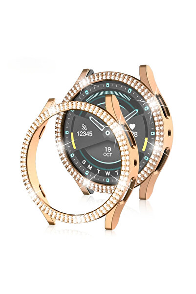 Choice Galaxy Watch4 5 40mm Rose gold Diamond watch Case for Watch4 5 6 7 40/...