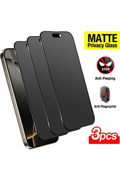 Choice IPhone 16 3 Pack Privacy Screen Protector Tempered Glass for iPhone 11...