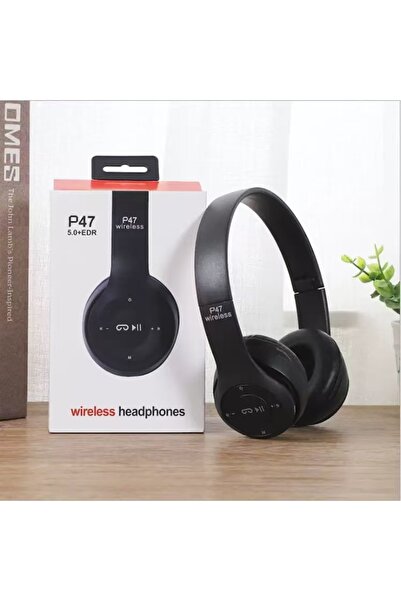 Choice black Foldable Bluetooth Headphones Wireless Overhead Earphones with M...
