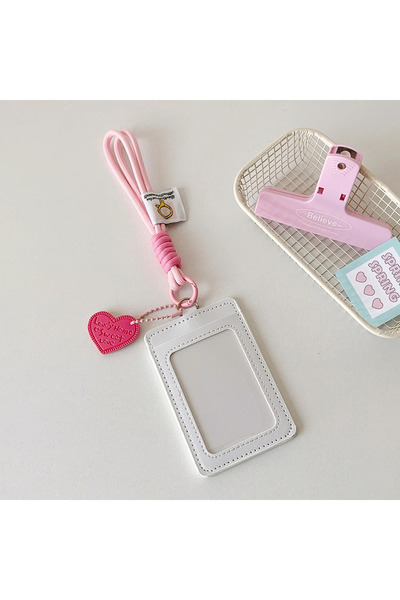 Choice WHITE Kpop Photocard Holder Credit ID Card Protective Case Photo Displ...