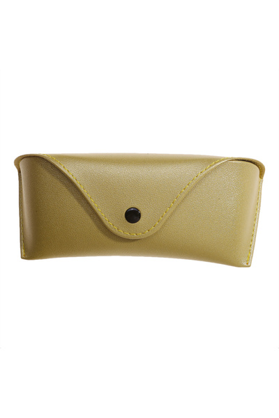 Choice golden Summer Glasses Box Solid Color High-end Pu Leather Sunglasses M...