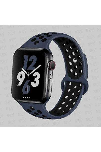 Choice 49mm 45mm 44mm 42mm S-M mid blue black16 Silicone Sport Straps For Wat...