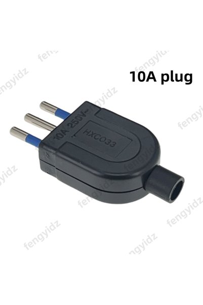 Choice 10A Plug Black 10A/16A Italian plug Connect the power cord Male female...