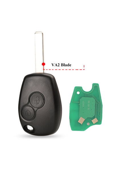 Choice20 ID46 PCF7946 VA2 Key jingyuqin10x 2BTNRemote Car Key For Renault Dus...