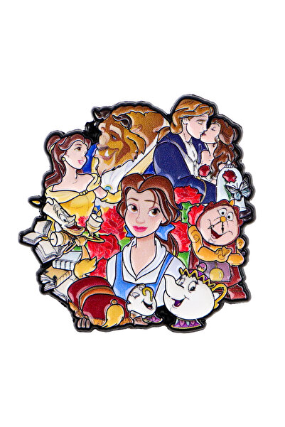 Choice10 9 Movie Rose Enamel Pin Cartoon Lamp Brooch For Coat Women's Brooche...