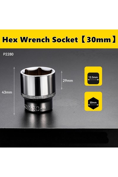 Choice13 30mm 8-32mm 1/2" Square Drive Socket Bit Removal Tools for Wrench So...
