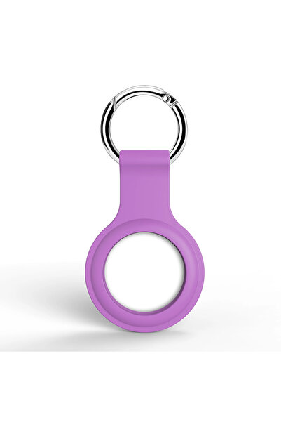 Choice PURPLE Cover For Airtags Case Liquid Silicone Protectiv Shell tracker ...
