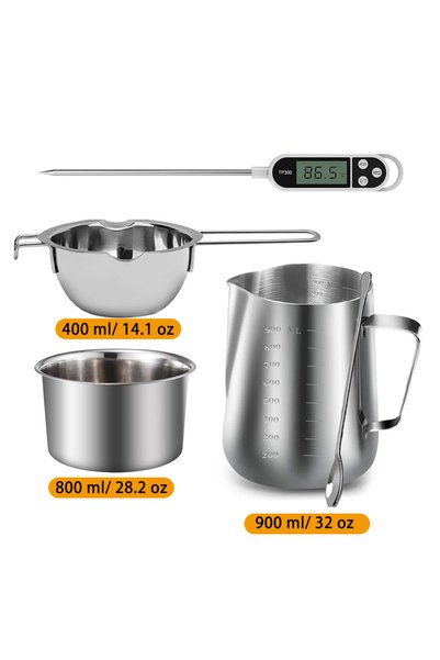 Choice8 900ml Pot Kit Candle Making Pouring Pot High Quality Stainless Steel ...