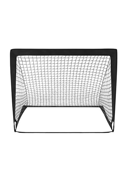 Choice4 Black Portable Scer Goals for Backyard Foldable Mobile Training Footb...