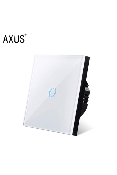 Choice10 white touch one AXUS EU Touch Switch AC100-240V Led backlight Panel ...