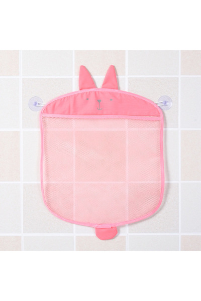 Choice MoShuBe Pink Baby Bathroom Mesh Bag Sucker Organizer For Children Bath...