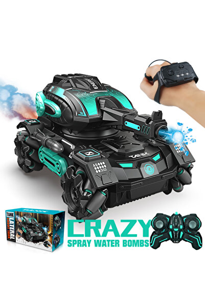 Choice MK742A-LV-shuagn RC spray car 2.4G four-wheel stunt launch water polo ...