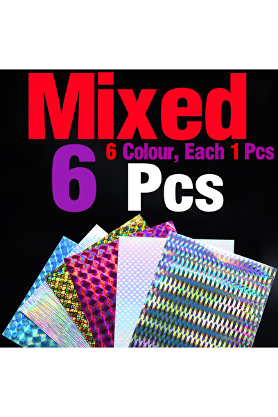 Choice Mixed MNFT Premium Product 6Pc Metal Bait Self Adhesive Change Color S...