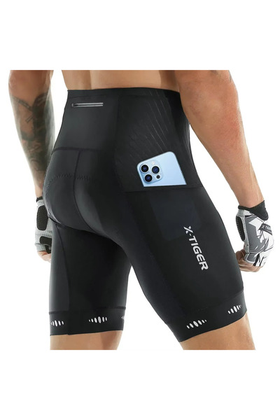 Choice4 XL Black X-TIGER Cycling Shorts 6D Gel Cushioned Cycling Shorts MTB C...