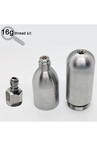Choice5 16g thread kit Rechargeable Capsule 8g 12g 16g Inflator Bulb Pump Tyr...